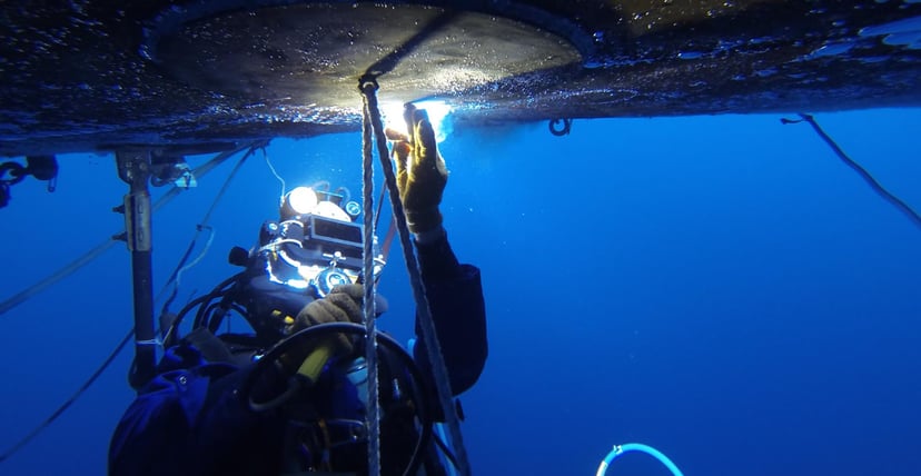 Professional salvage operations services by Almancy Commercial Diving